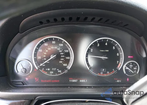 2016 BMW 535I из США, поврежденный, VIN WBA5B1C59GG133237